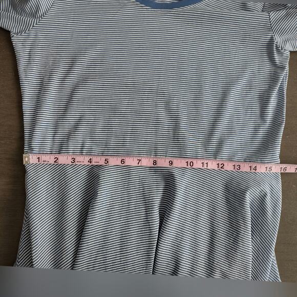 Matilda Jane Between the Lines Blue Stripe Tulle Dress Size Large - Picture 7 of 15